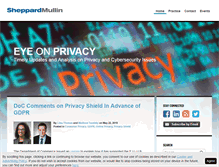 Tablet Screenshot of eyeonprivacy.com